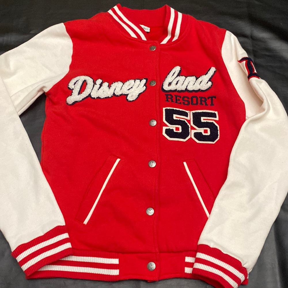 Disney: Kids Small Disneyland resort varsity jacket
